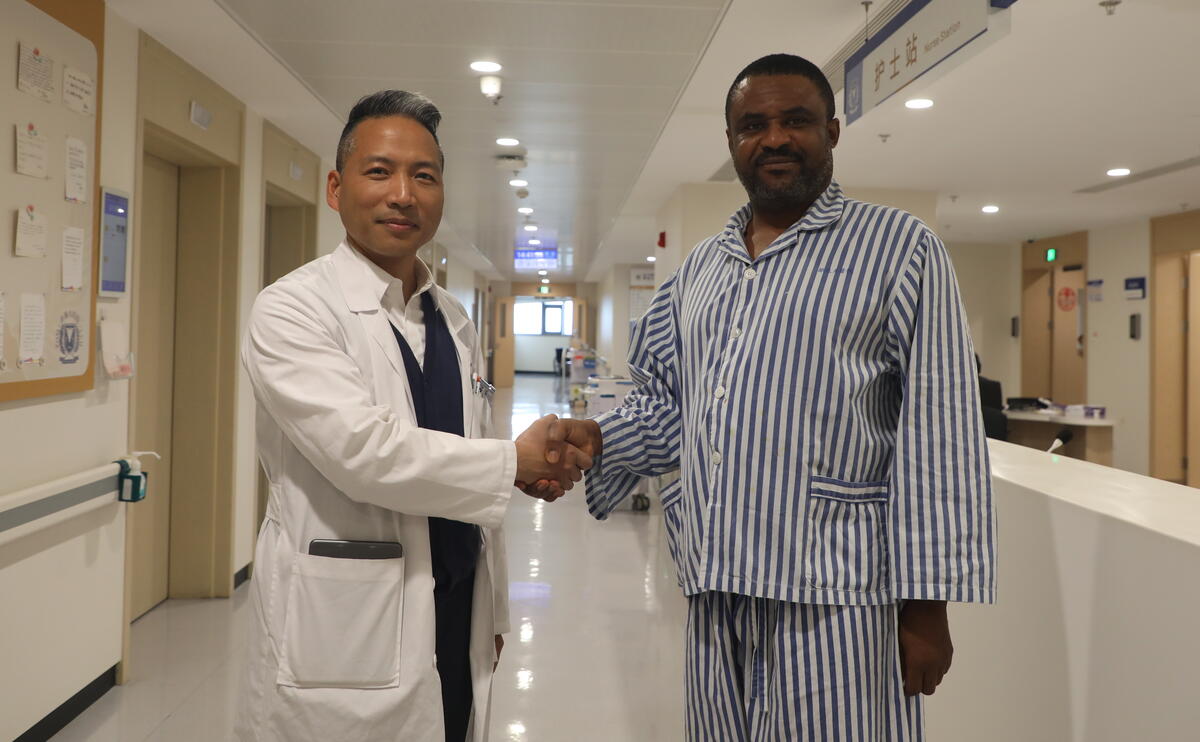 Grenadian patient finds relief in Zhejiang