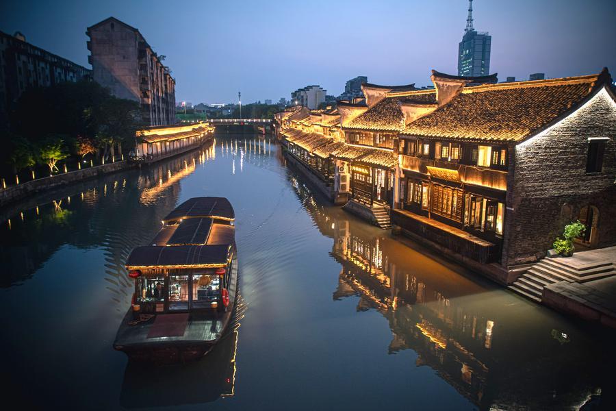 Ancient Water Town Puts On New Look To Welcome Tourists In E China's 